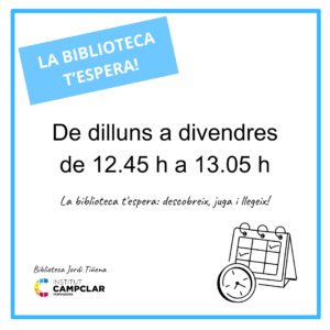 La biblioteca t’espera: descobreix, juga i llegeix!